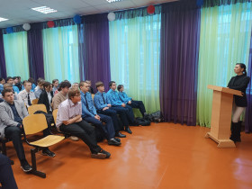 Профориентационная встреча для 8-9 классов.