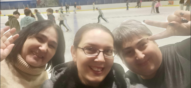 Каток в Олимпе.